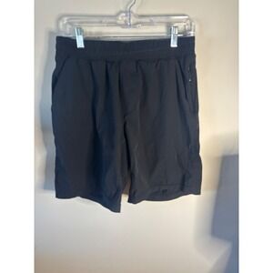 RHONE Mens Black Athletic Shorts Size M Stretchy Performance Breathable Comfort‎